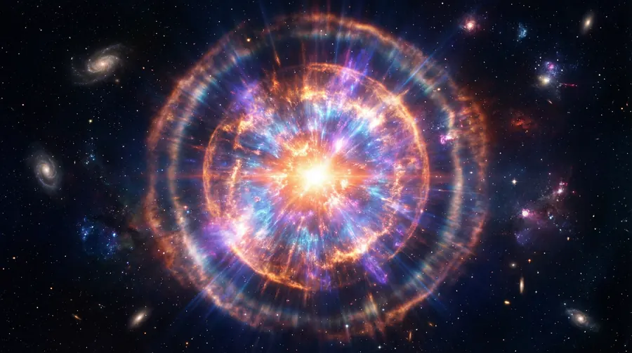 Supernova Burst – desktop wallpaper from the Cosmic Dreams Wallpaper Pack