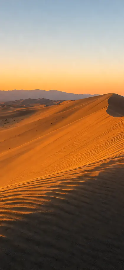 Golden Desert Dunes – phone wallpaper from the Nature Escapes Wallpaper Pack