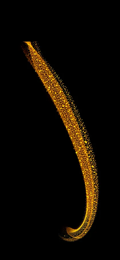Light Ribbon – phone wallpaper from the OLED Pure Black Wallpaper Pack
