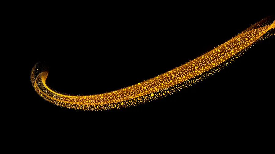 Light Ribbon – desktop wallpaper from the OLED Pure Black Wallpaper Pack