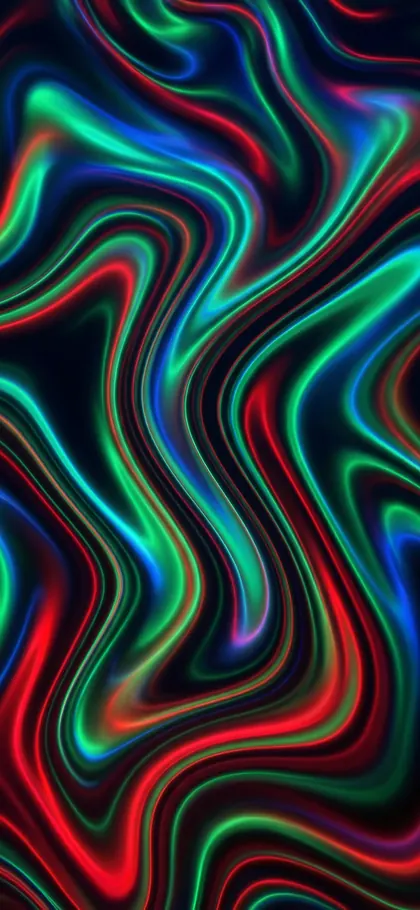 RGB Waves – phone wallpaper from the RGB Gamer Wallpaper Pack