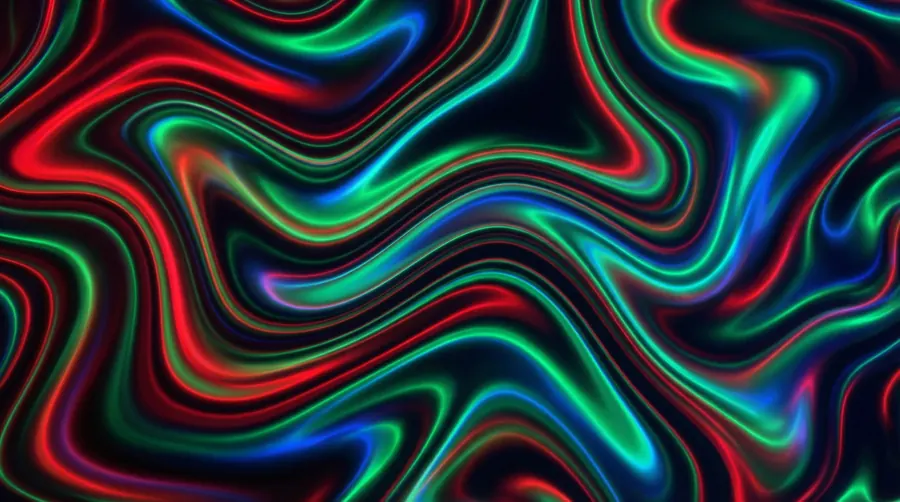 RGB Waves – desktop wallpaper from the RGB Gamer Wallpaper Pack