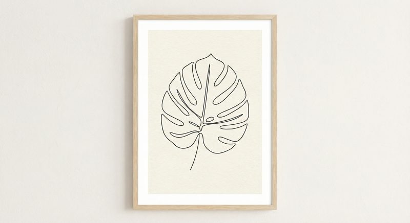 Modern Art Prints Collection preview: 4 elegant printable art pieces for your walls - botanical, abstract & geometric designs